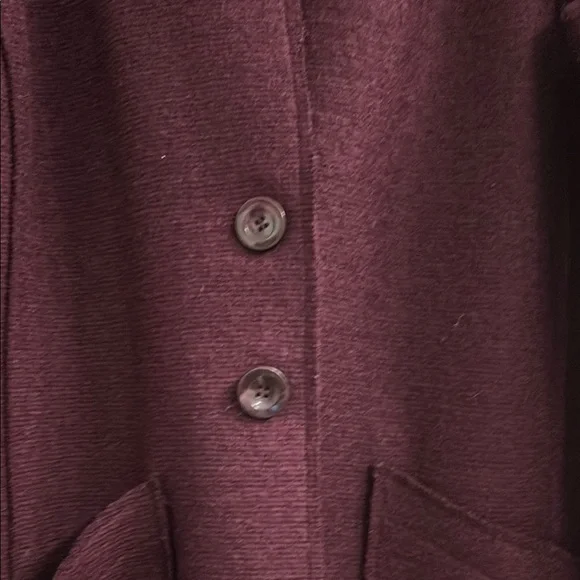 Chico’s Elegant Purple Coat with Pockets - Picture 3 of 12